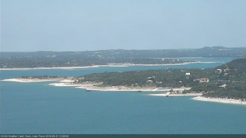 Lake Travis webcam, May 31, 2018 11:10 AM CT