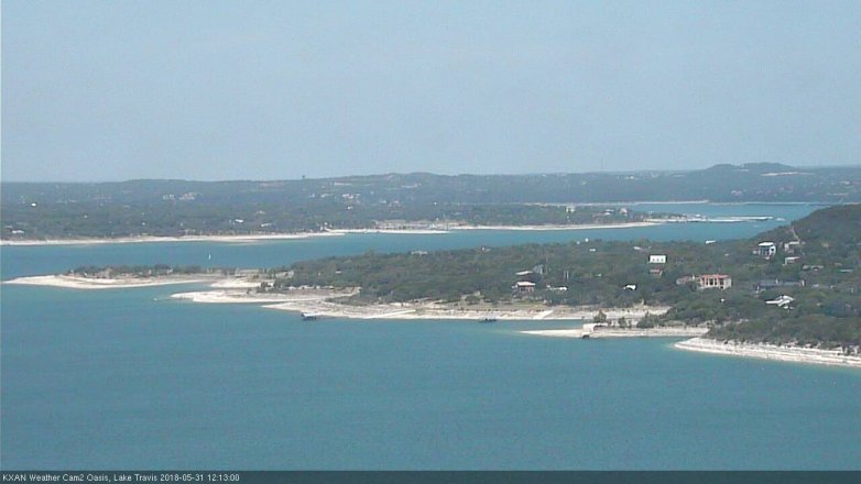 Lake Travis webcam, May 31, 2018 11:15 AM CT