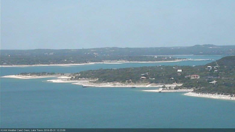 Lake Travis webcam, May 31, 2018 11:25 AM CT