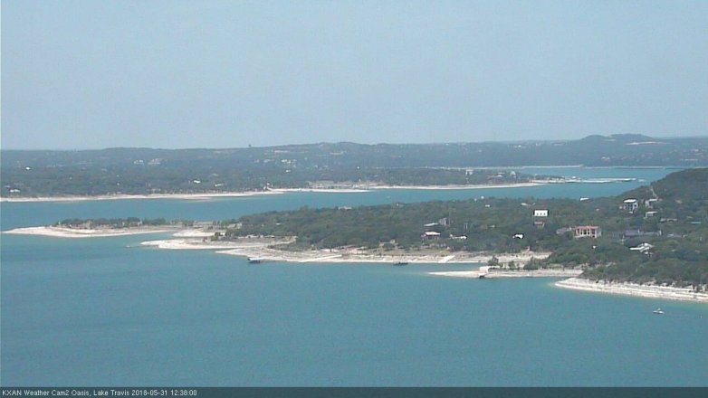 Lake Travis webcam, May 31, 2018 11:40 AM CT