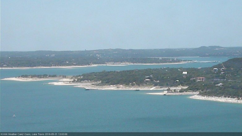Lake Travis webcam, May 31, 2018 12:05 PM CT