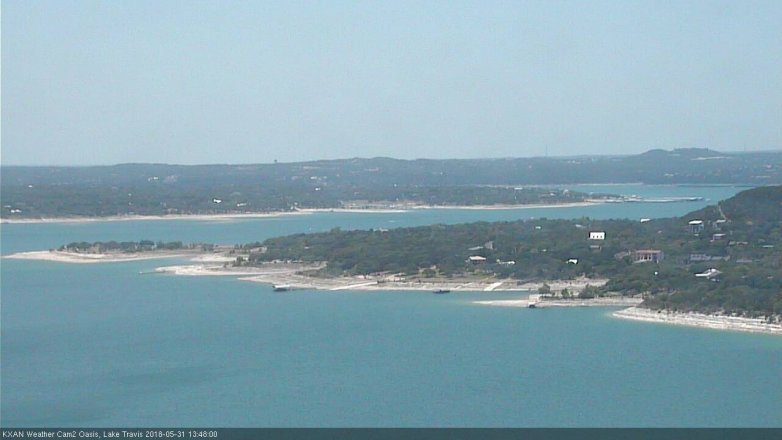 Lake Travis webcam, May 31, 2018 12:50 PM CT