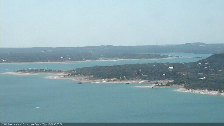 Lake Travis webcam, May 31, 2018 2:10 PM CT