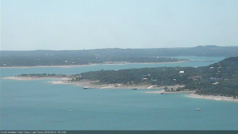 Lake Travis webcam, May 31, 2018 2:15 PM CT