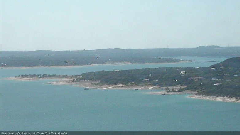 Lake Travis webcam, May 31, 2018 2:45 PM CT