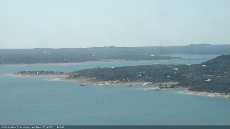 Lake Travis webcam, May 31, 2018 2:50 PM CT