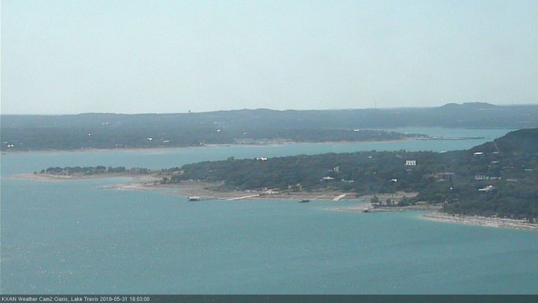 Lake Travis webcam, May 31, 2018 3:05 PM CT