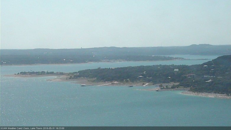 Lake Travis webcam, May 31, 2018 3:25 PM CT
