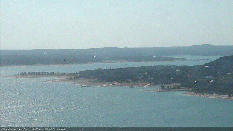 Lake Travis webcam, May 31, 2018 3:45 PM CT