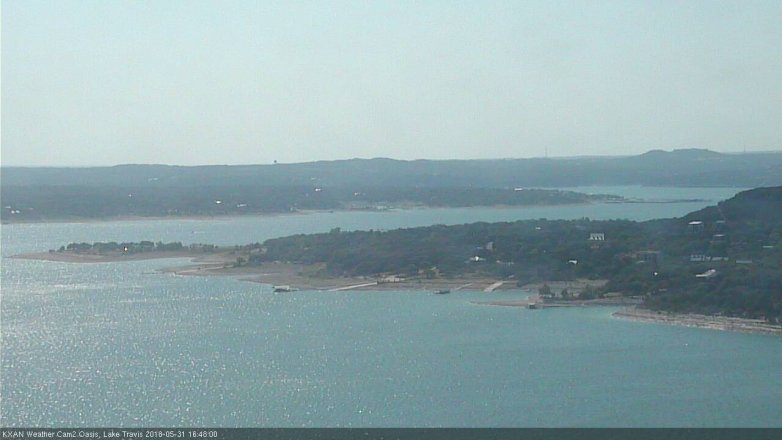 Lake Travis webcam, May 31, 2018 3:50 PM CT