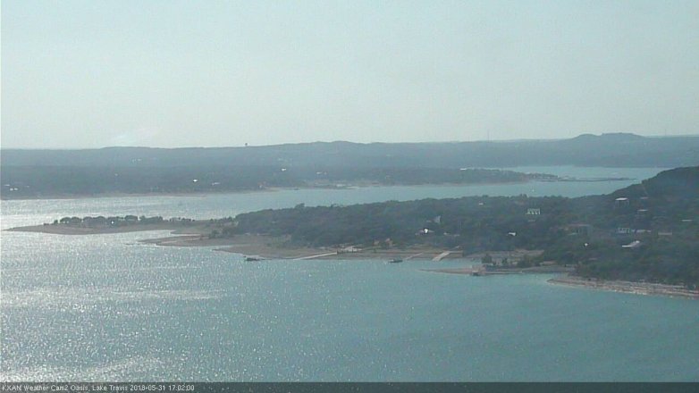 Lake Travis webcam, May 31, 2018 4:05 PM CT