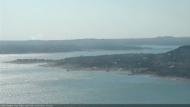Lake Travis webcam, May 31, 2018 4:15 PM CT