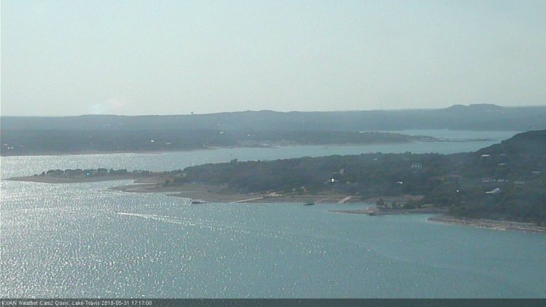 Lake Travis webcam, May 31, 2018 4:20 PM CT