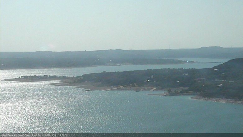 Lake Travis webcam, May 31, 2018 4:25 PM CT