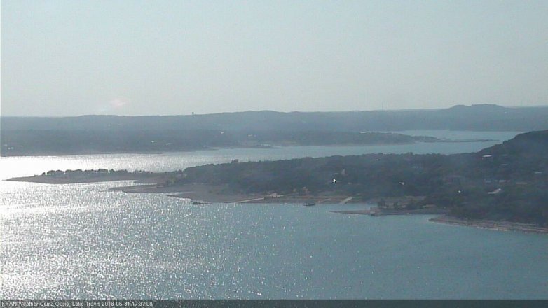 Lake Travis webcam, May 31, 2018 4:40 PM CT