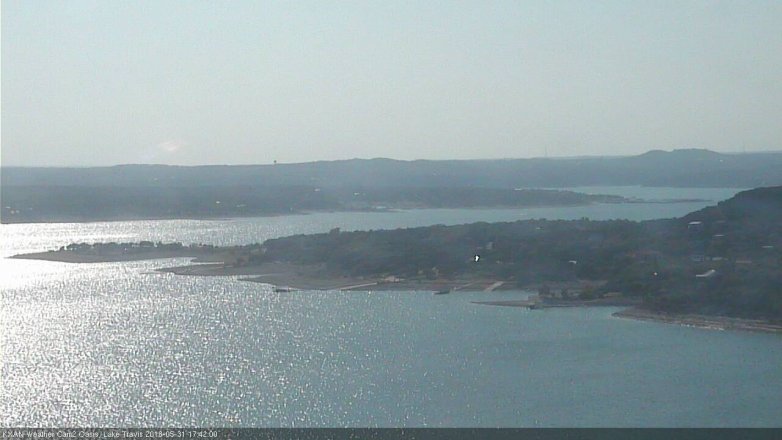 Lake Travis webcam, May 31, 2018 4:45 PM CT
