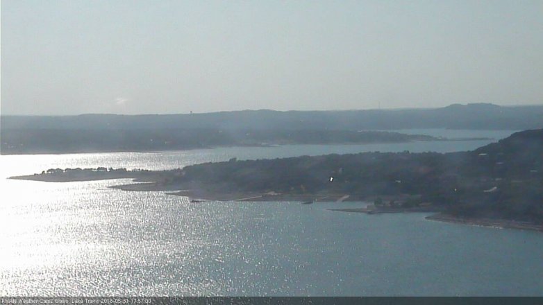 Lake Travis webcam, May 31, 2018 5:00 PM CT