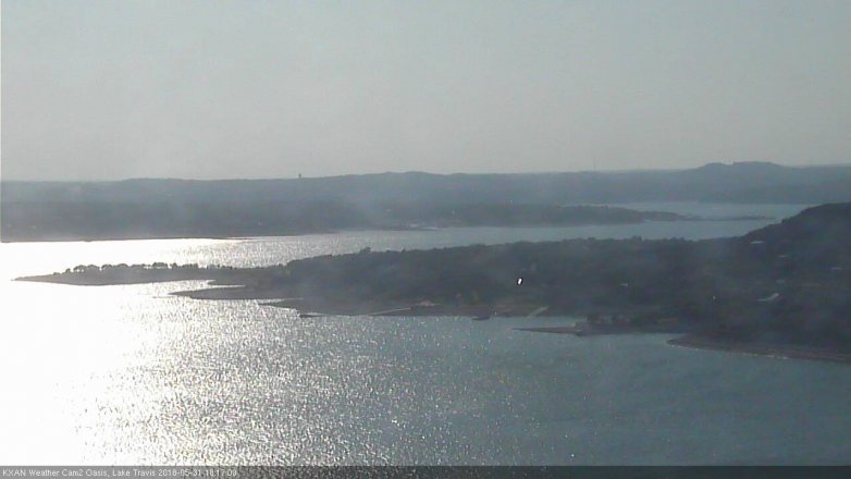 Lake Travis webcam, May 31, 2018 5:20 PM CT