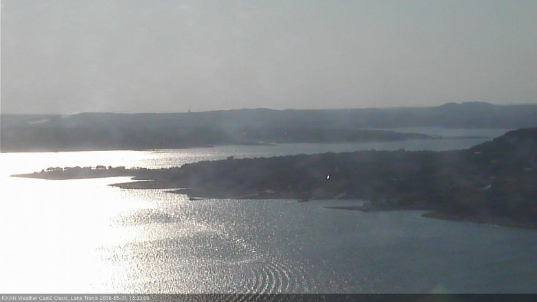 Lake Travis webcam, May 31, 2018 5:35 PM CT
