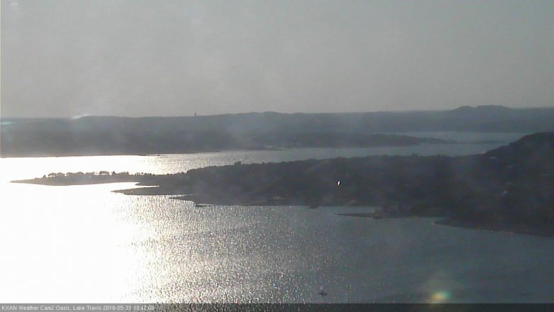 Lake Travis webcam, May 31, 2018 5:45 PM CT