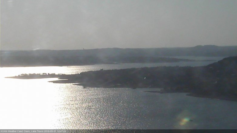 Lake Travis webcam, May 31, 2018 5:50 PM CT