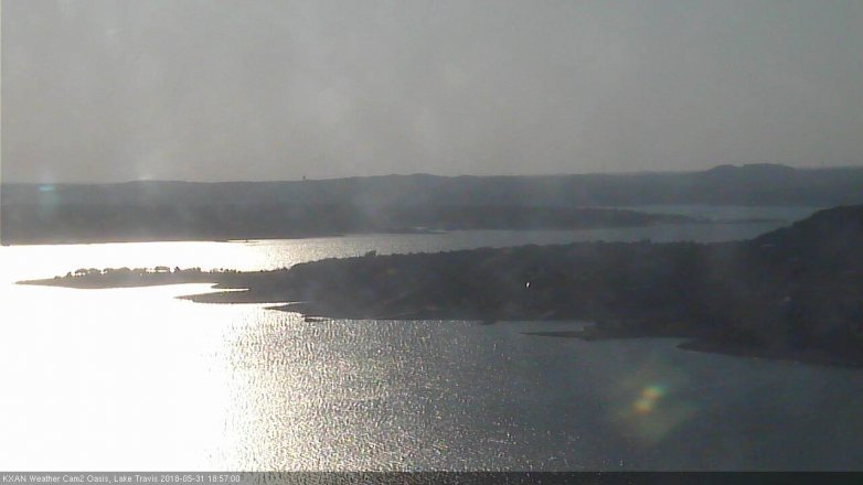 Lake Travis webcam, May 31, 2018 6:00 PM CT