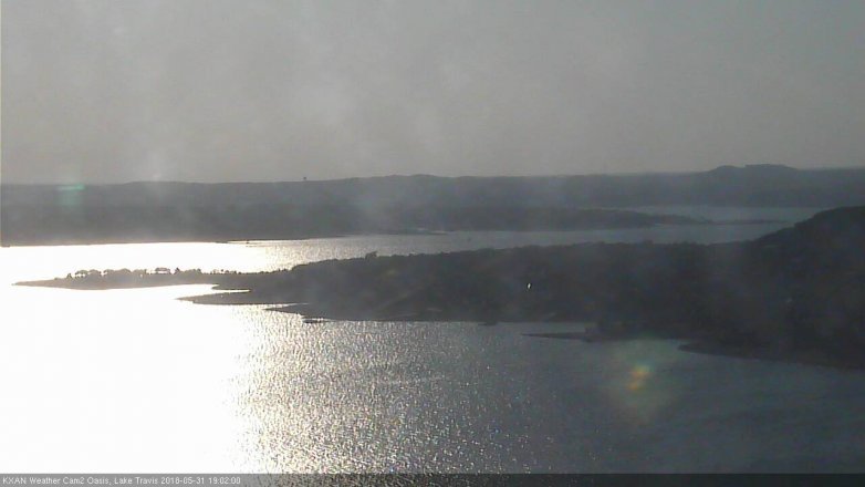 Lake Travis webcam, May 31, 2018 6:05 PM CT