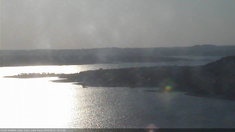 Lake Travis webcam, May 31, 2018 6:15 PM CT