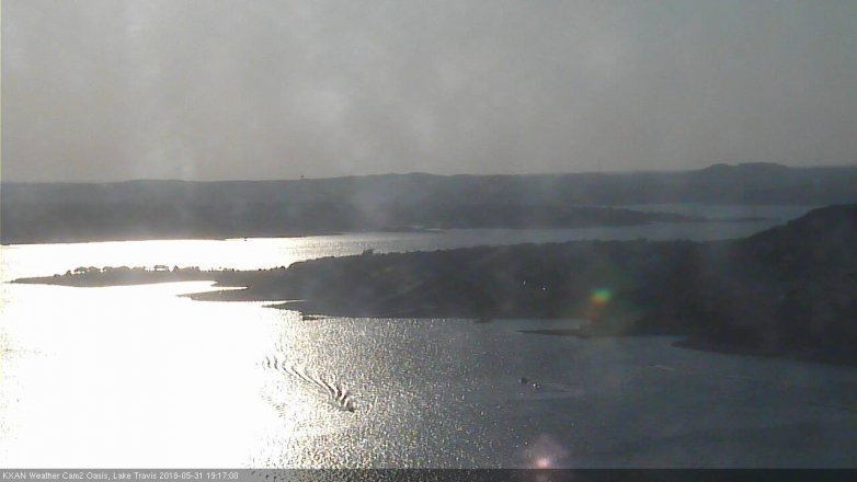 Lake Travis webcam, May 31, 2018 6:20 PM CT
