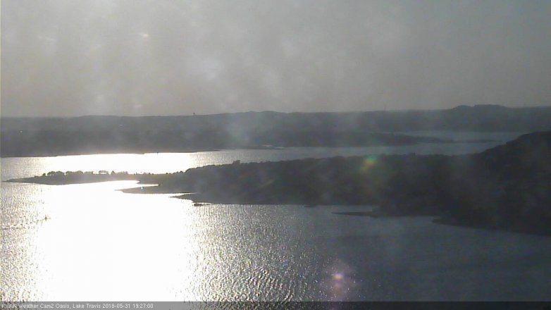Lake Travis webcam, May 31, 2018 6:30 PM CT