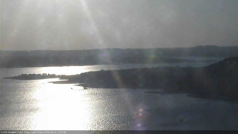 Lake Travis webcam, May 31, 2018 6:40 PM CT