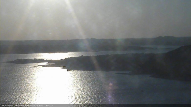 Lake Travis webcam, May 31, 2018 6:45 PM CT