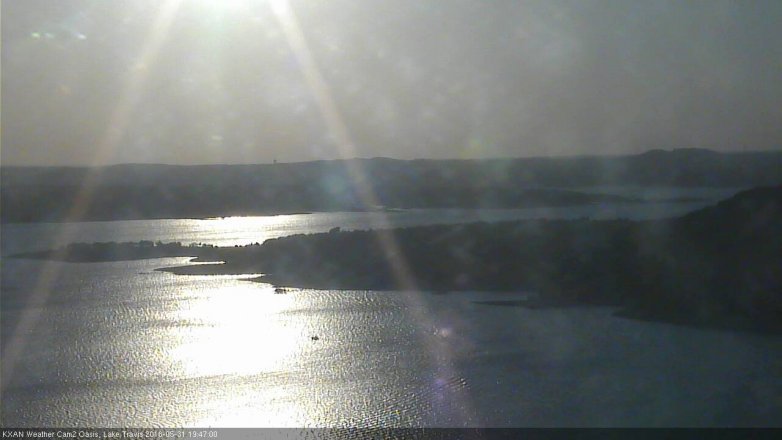 Lake Travis webcam, May 31, 2018 6:50 PM CT