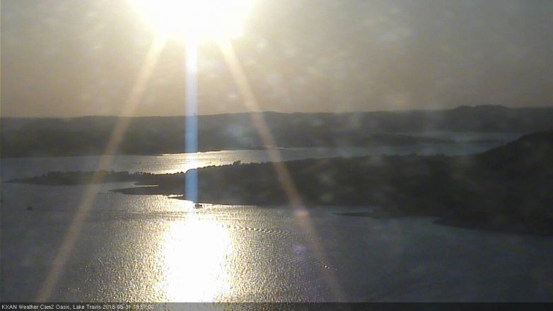 Lake Travis webcam, May 31, 2018 7:00 PM CT