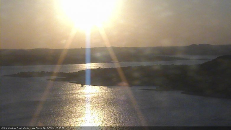 Lake Travis webcam, May 31, 2018 7:05 PM CT