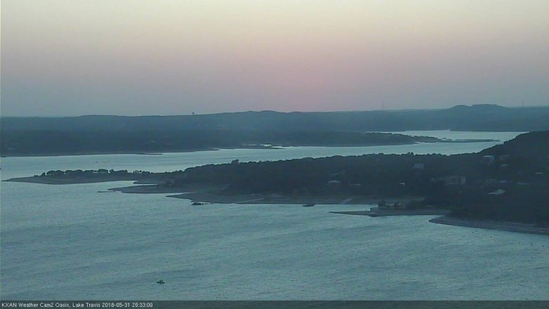 Lake Travis webcam, May 31, 2018 7:35 PM CT
