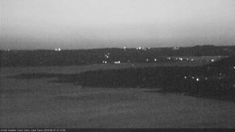Lake Travis webcam, May 31, 2018 8:15 PM CT
