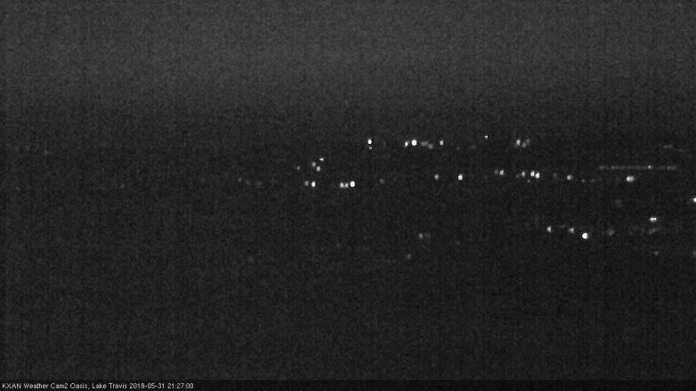 Lake Travis webcam, May 31, 2018 8:30 PM CT