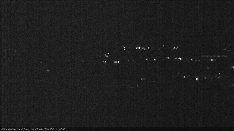 Lake Travis webcam, May 31, 2018 8:45 PM CT