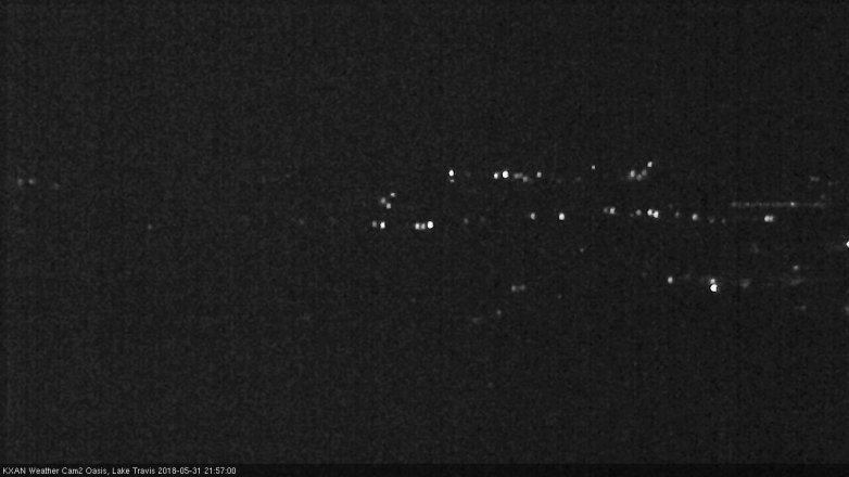 Lake Travis webcam, May 31, 2018 9:00 PM CT