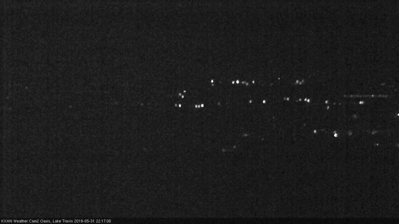 Lake Travis webcam, May 31, 2018 9:20 PM CT