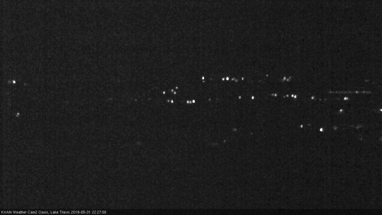 Lake Travis webcam, May 31, 2018 9:30 PM CT