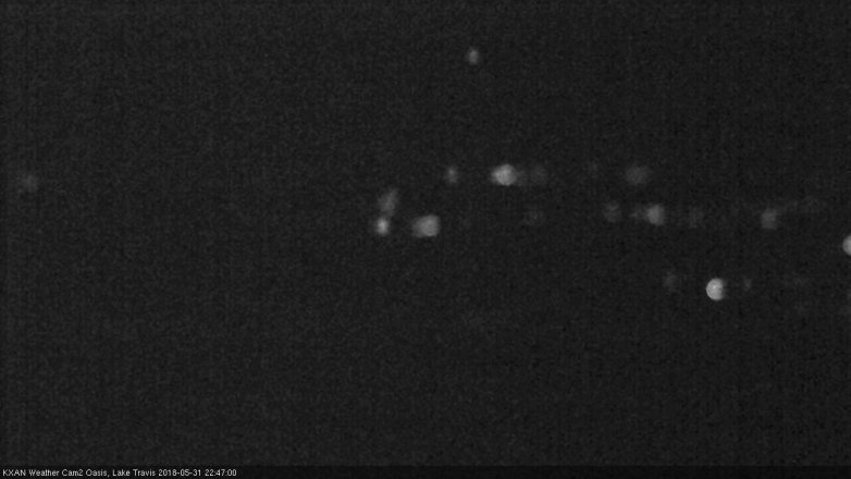 Lake Travis webcam, May 31, 2018 9:50 PM CT