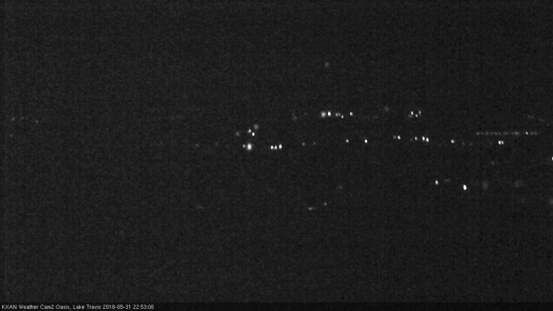Lake Travis webcam, May 31, 2018 9:55 PM CT
