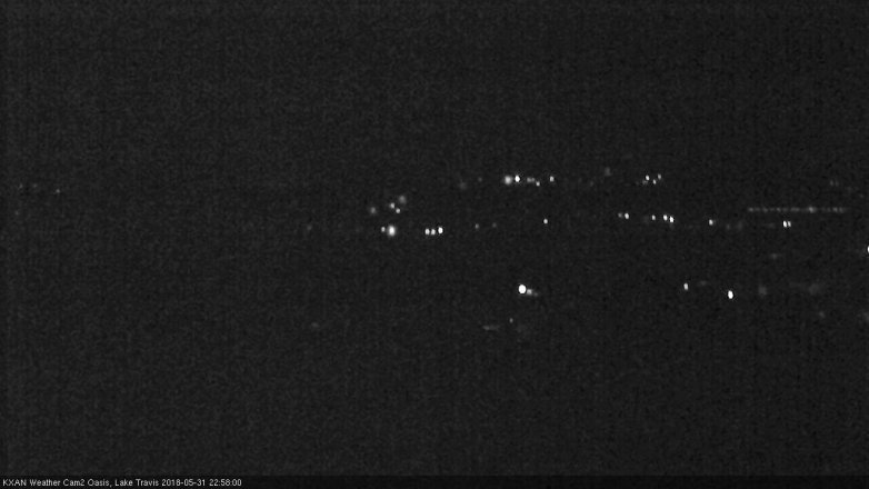 Lake Travis webcam, May 31, 2018 10:00 PM CT