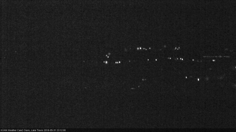 Lake Travis webcam, May 31, 2018 10:15 PM CT