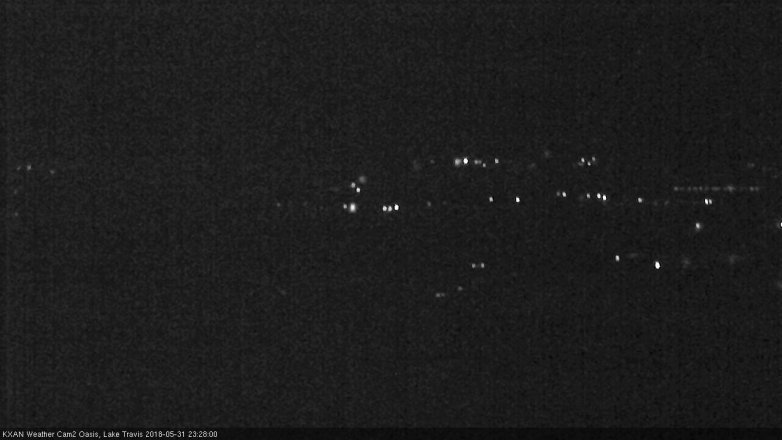 Lake Travis webcam, May 31, 2018 10:30 PM CT