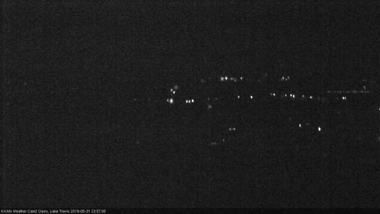 Lake Travis webcam, May 31, 2018 11:00 PM CT
