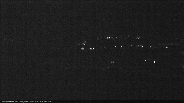 Lake Travis webcam, May 31, 2018 11:15 PM CT