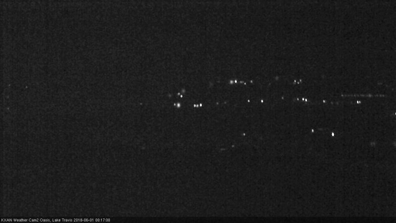 Lake Travis webcam, May 31, 2018 11:20 PM CT